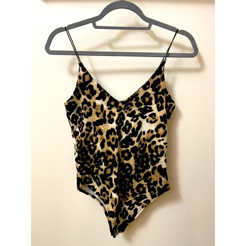 Leopard print bodysuit